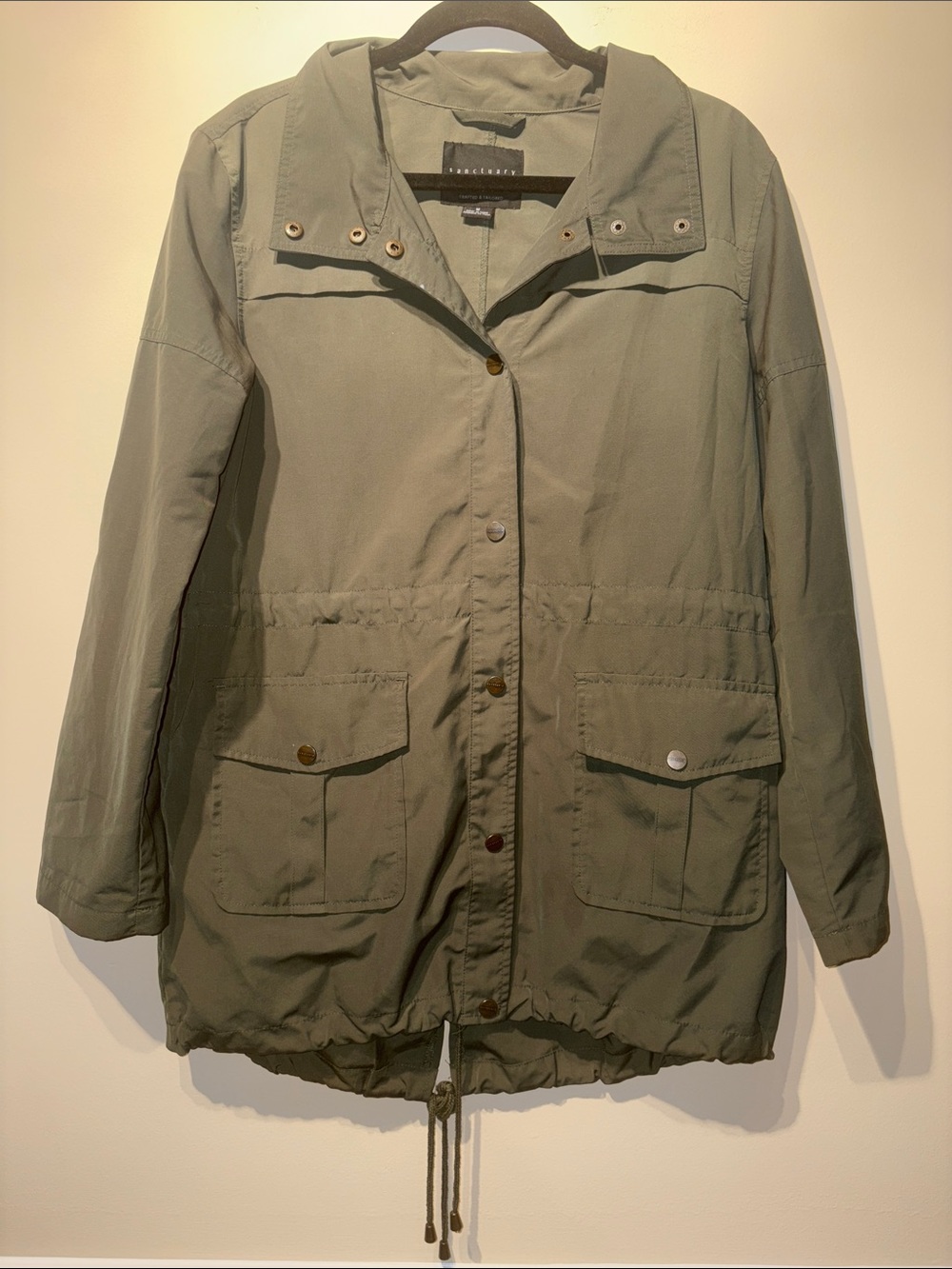 Sanctuary Gray Utility Anorak Jacket